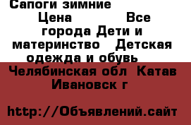 Сапоги зимние Skandia Tex › Цена ­ 1 200 - Все города Дети и материнство » Детская одежда и обувь   . Челябинская обл.,Катав-Ивановск г.